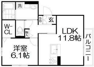 クレヴィアメゾンの物件間取画像